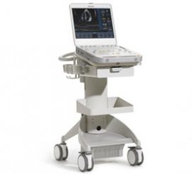 Philips-Cx50 ultrasound on a cart