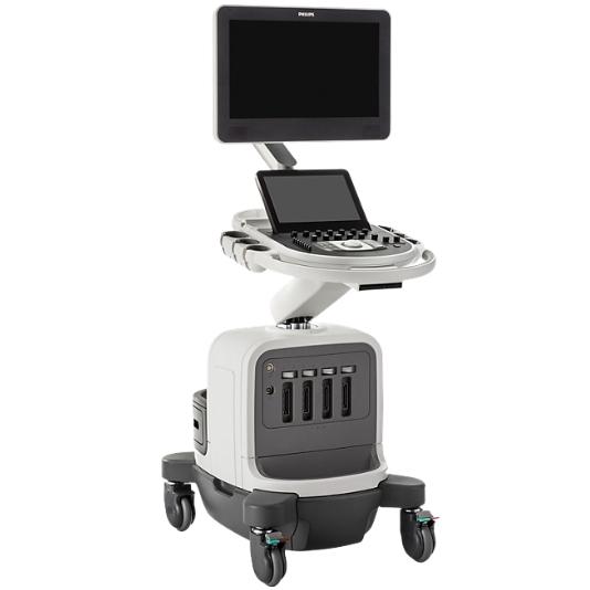 Philips Affiniti 70 ultrasound on a cart