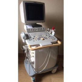 PHILIPS HD11 ultrasound machine on a cart