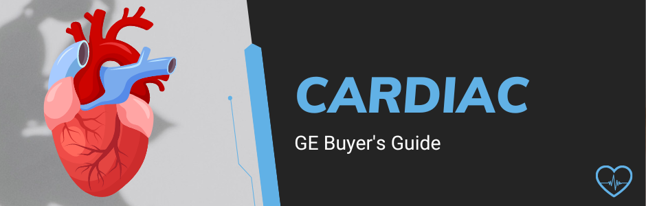 GE Cardiac GE Buyer's Guide Text Graphic